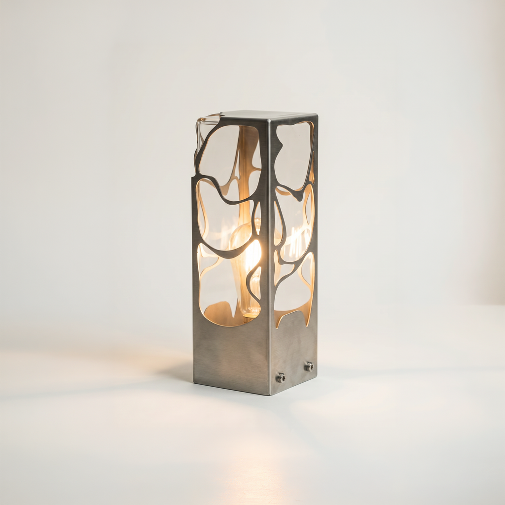 Steel Oasis Lamp