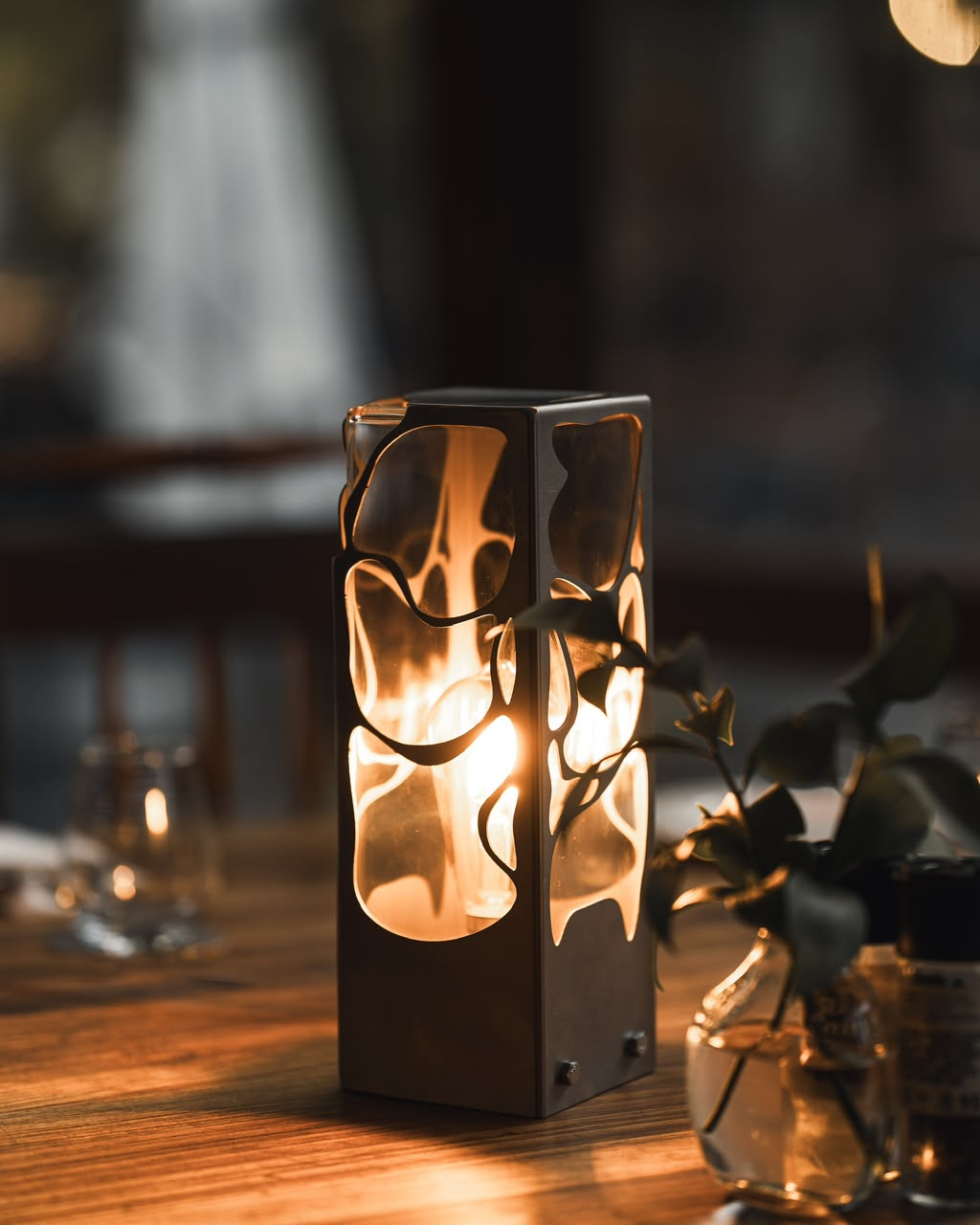 Steel Oasis Lamp