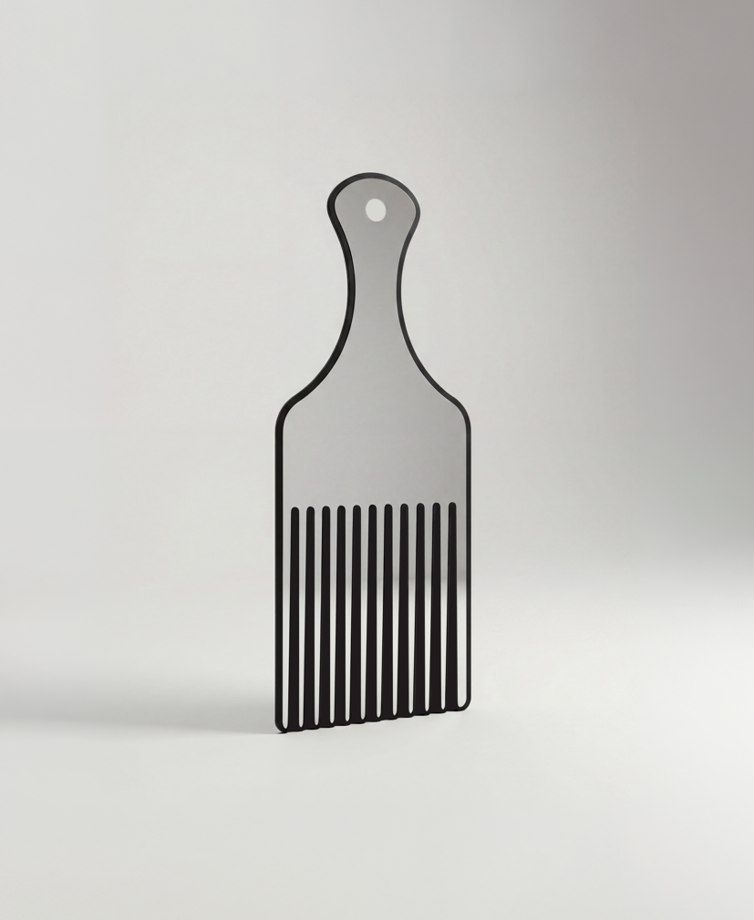 Afro Comb Mirror