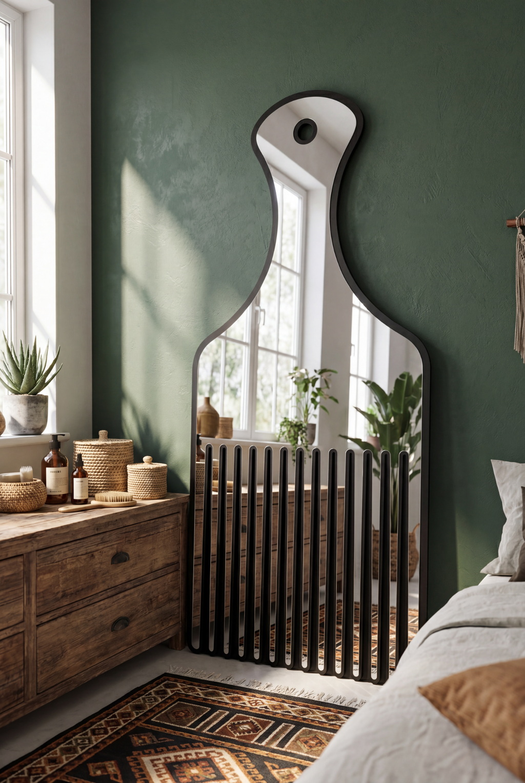Afro Comb Mirror